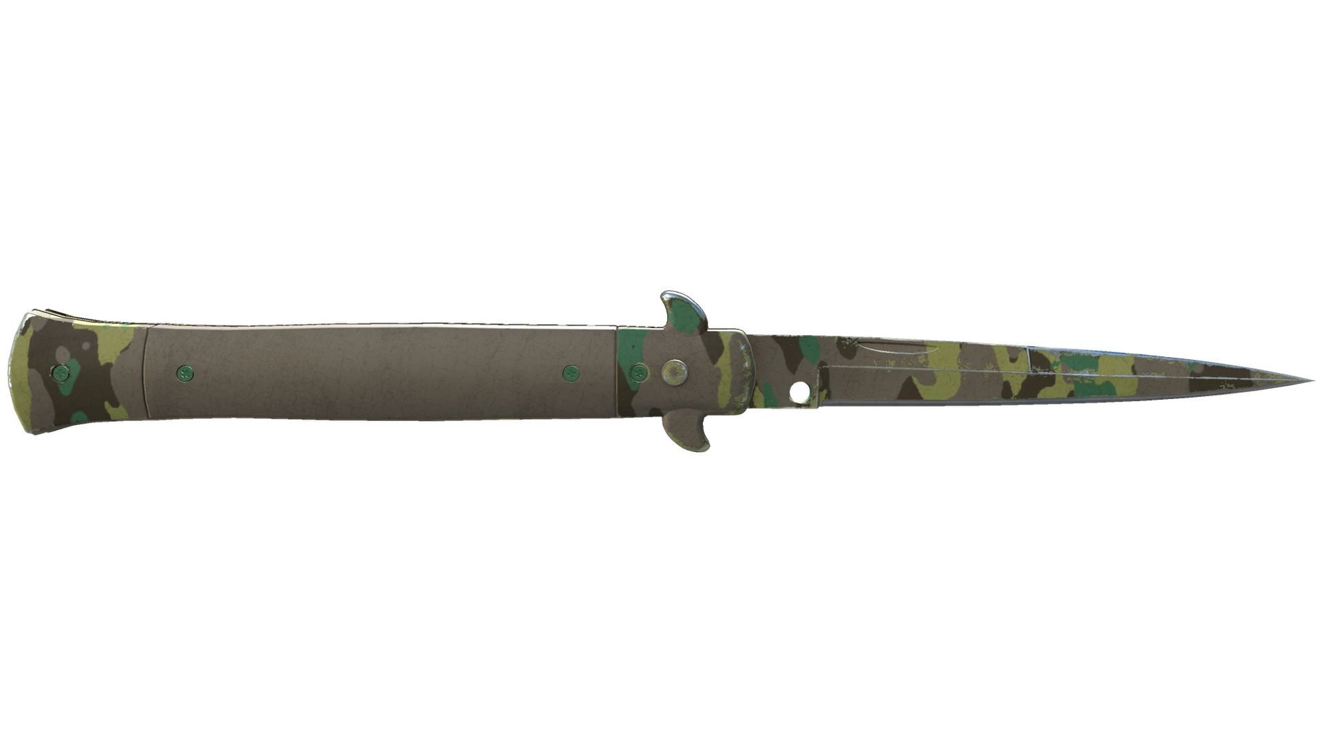 ★ Stiletto Knife | Boreal Forest (Well-Worn)