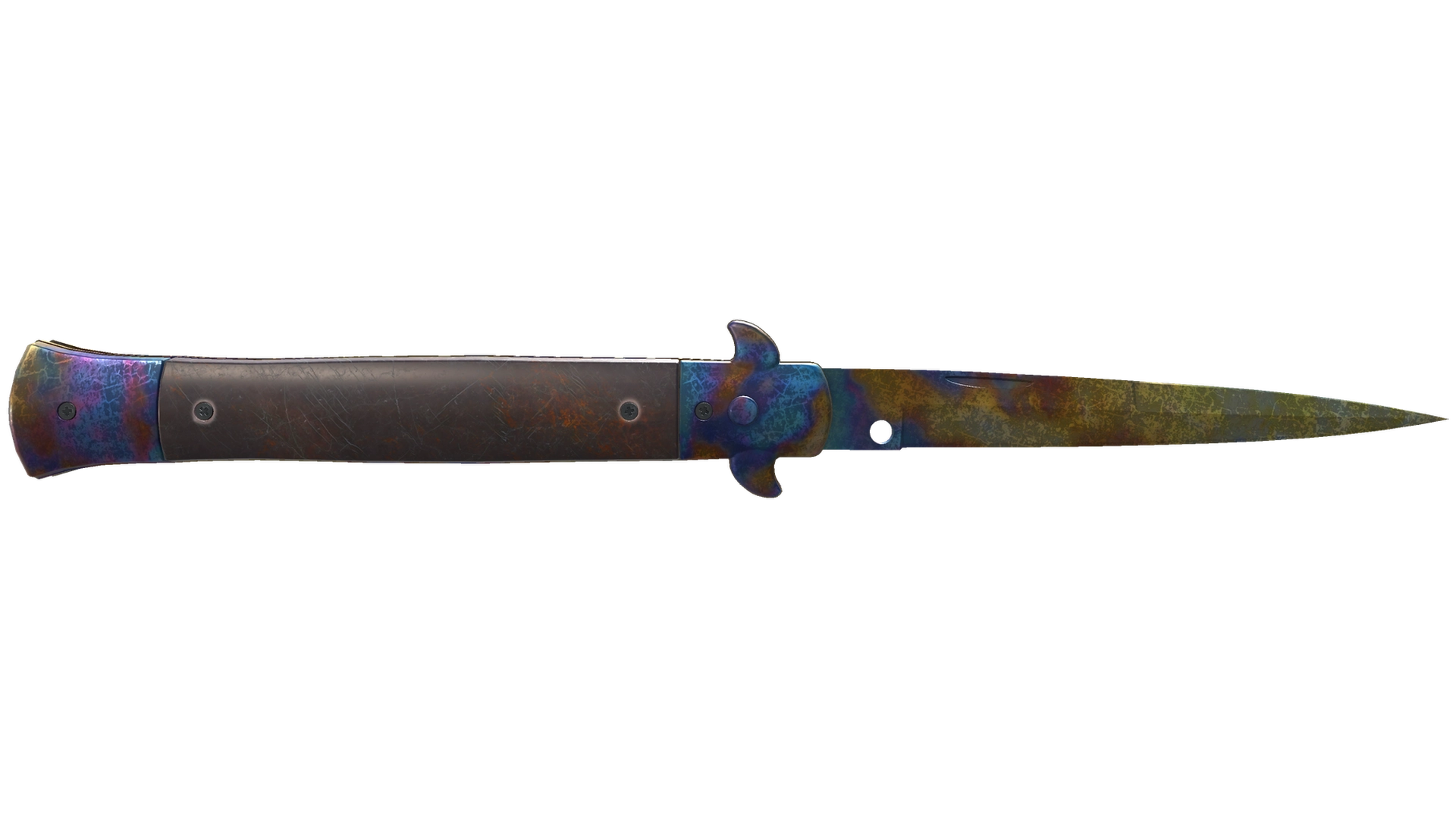 ★ Stiletto Knife | Case Hardened (Battle-Scarred)