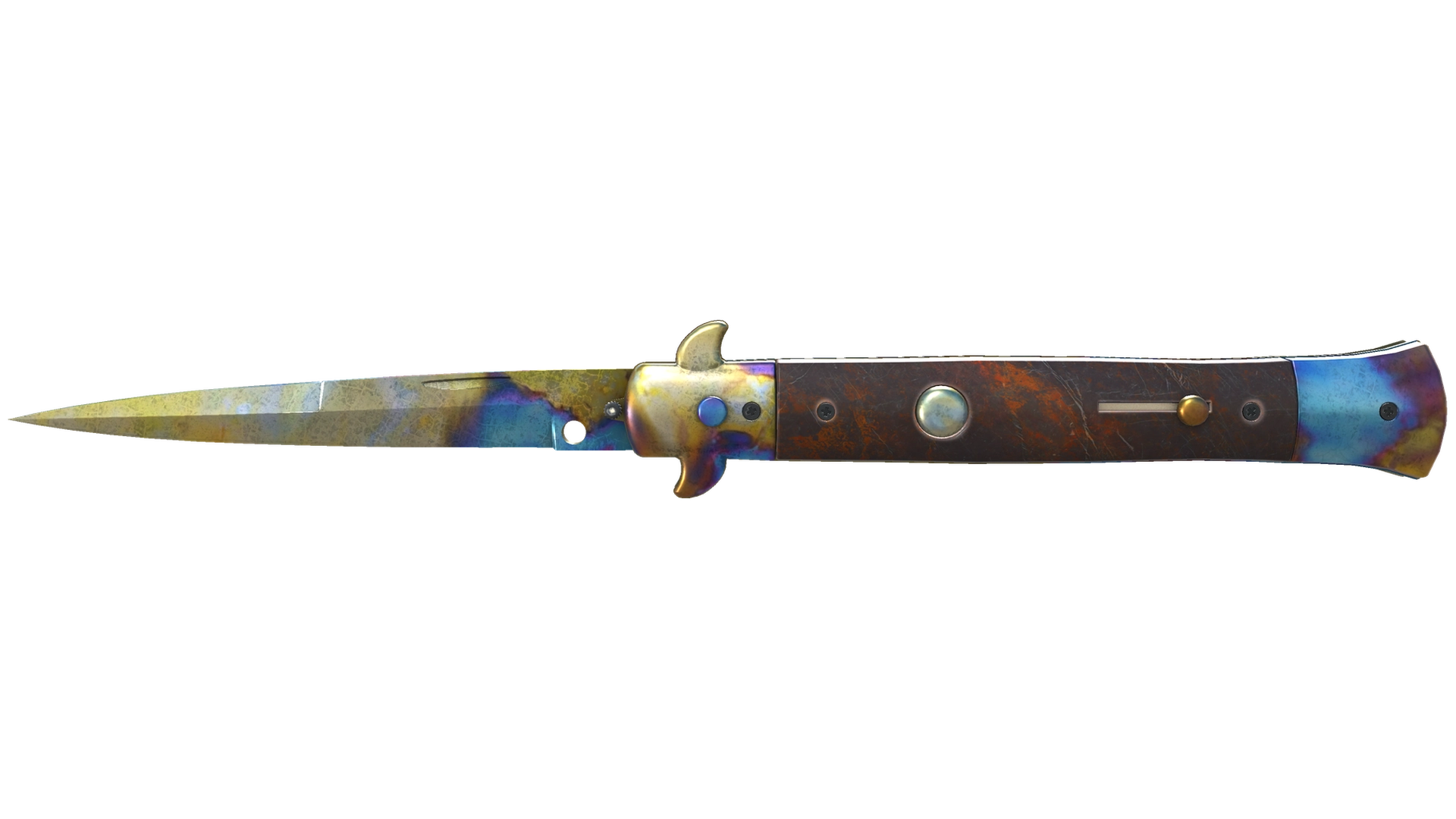 ★ Stiletto Knife | Case Hardened (Field-Tested)
