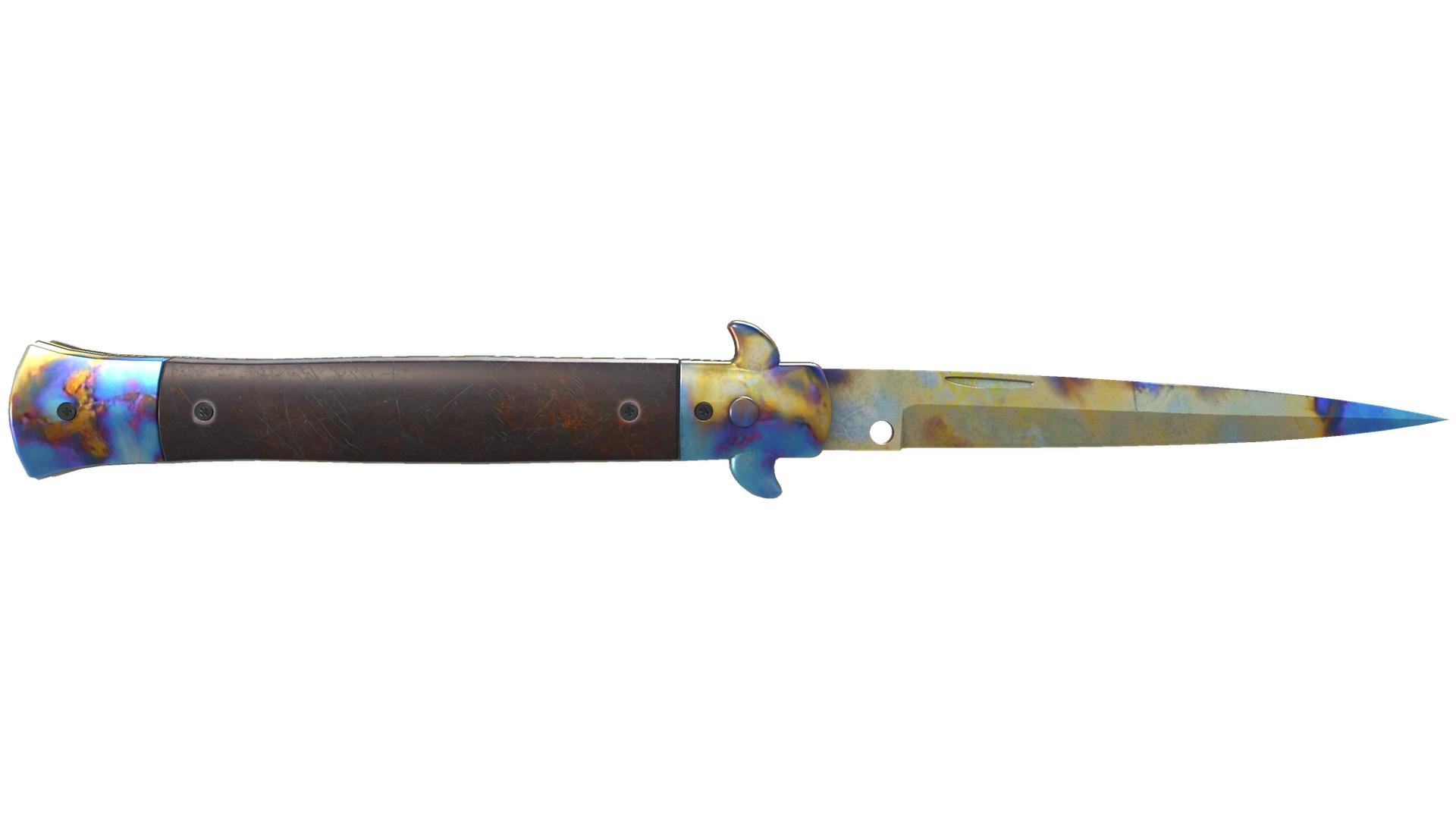 ★ Stiletto Knife | Case Hardened (Minimal Wear)