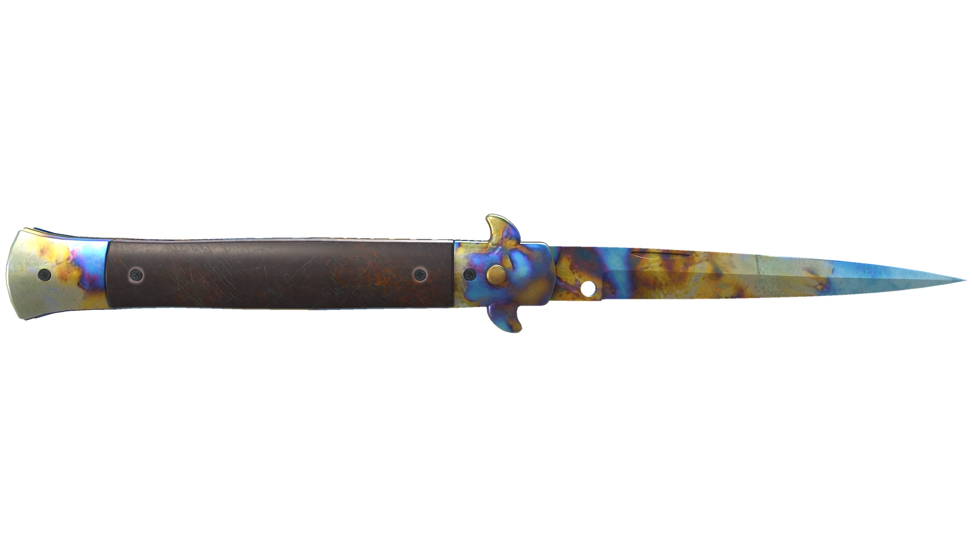 ★ Stiletto Knife | Case Hardened (Minimal Wear)