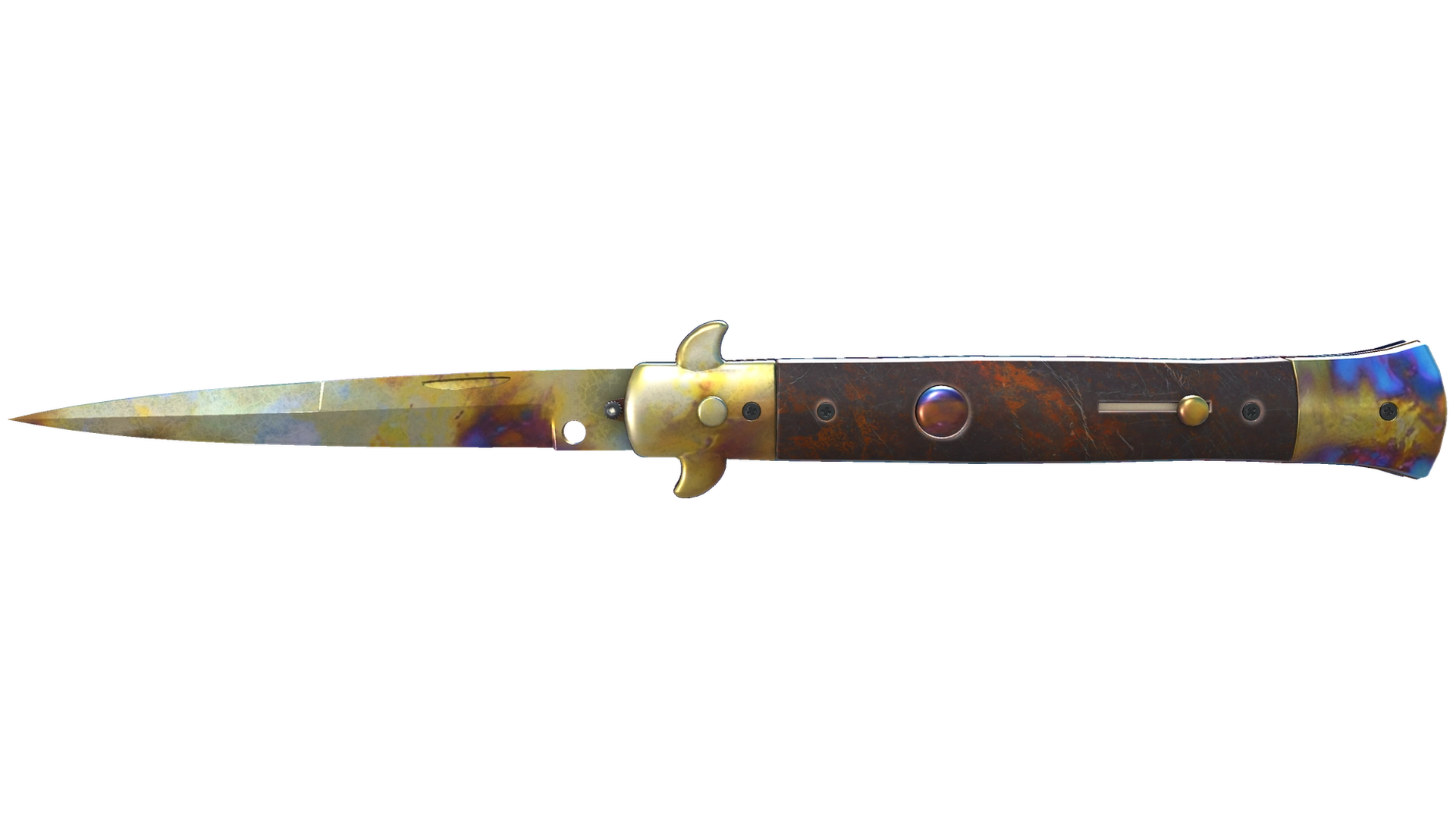 ★ Stiletto Knife | Case Hardened (Minimal Wear)