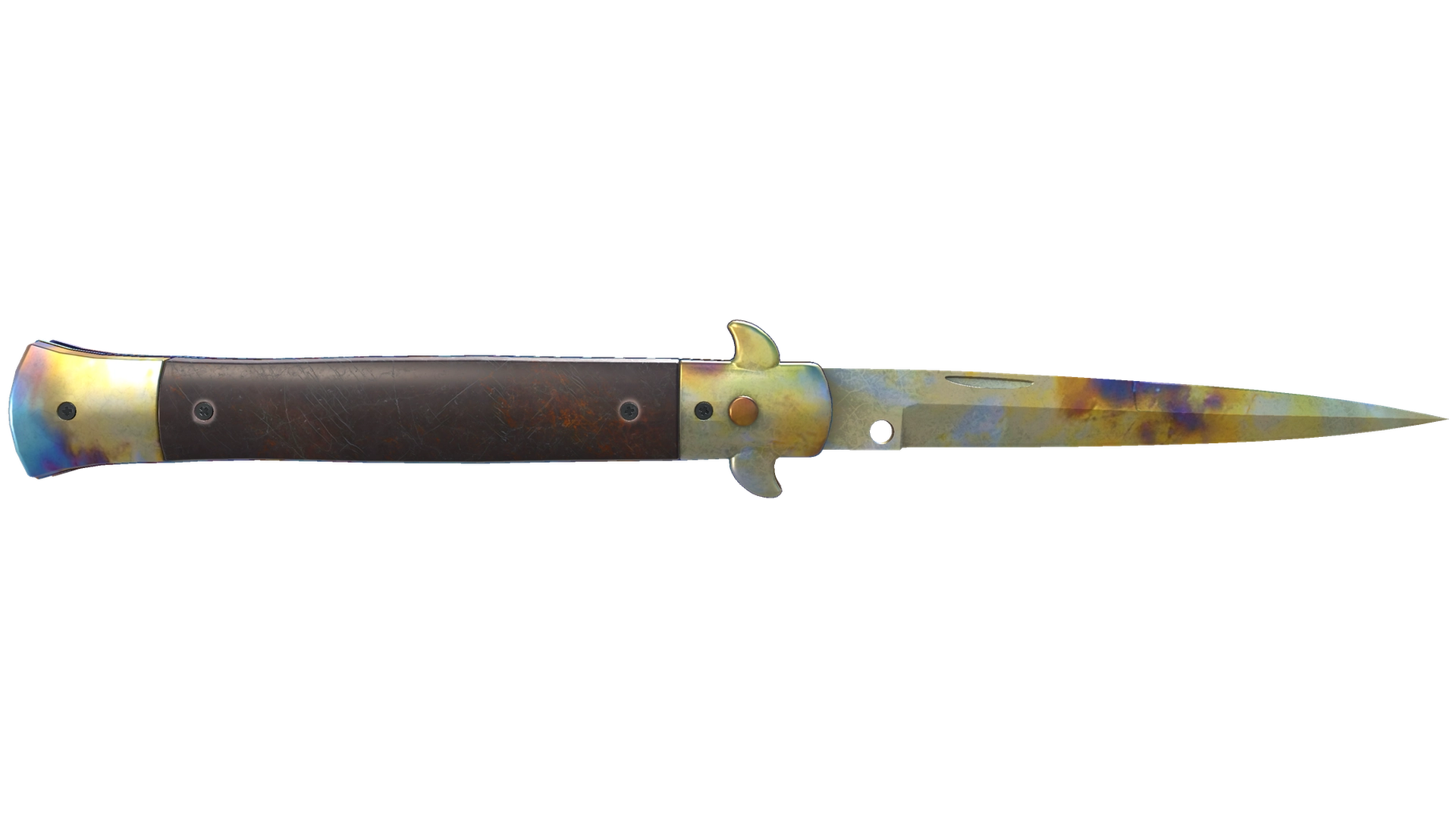★ Stiletto Knife | Case Hardened (Minimal Wear)