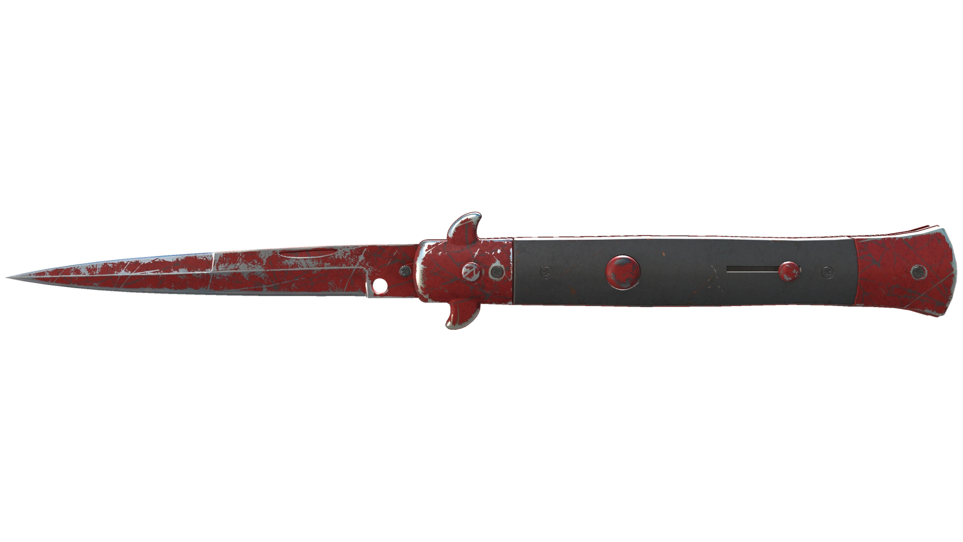 ★ Stiletto Knife | Crimson Web (Battle-Scarred)