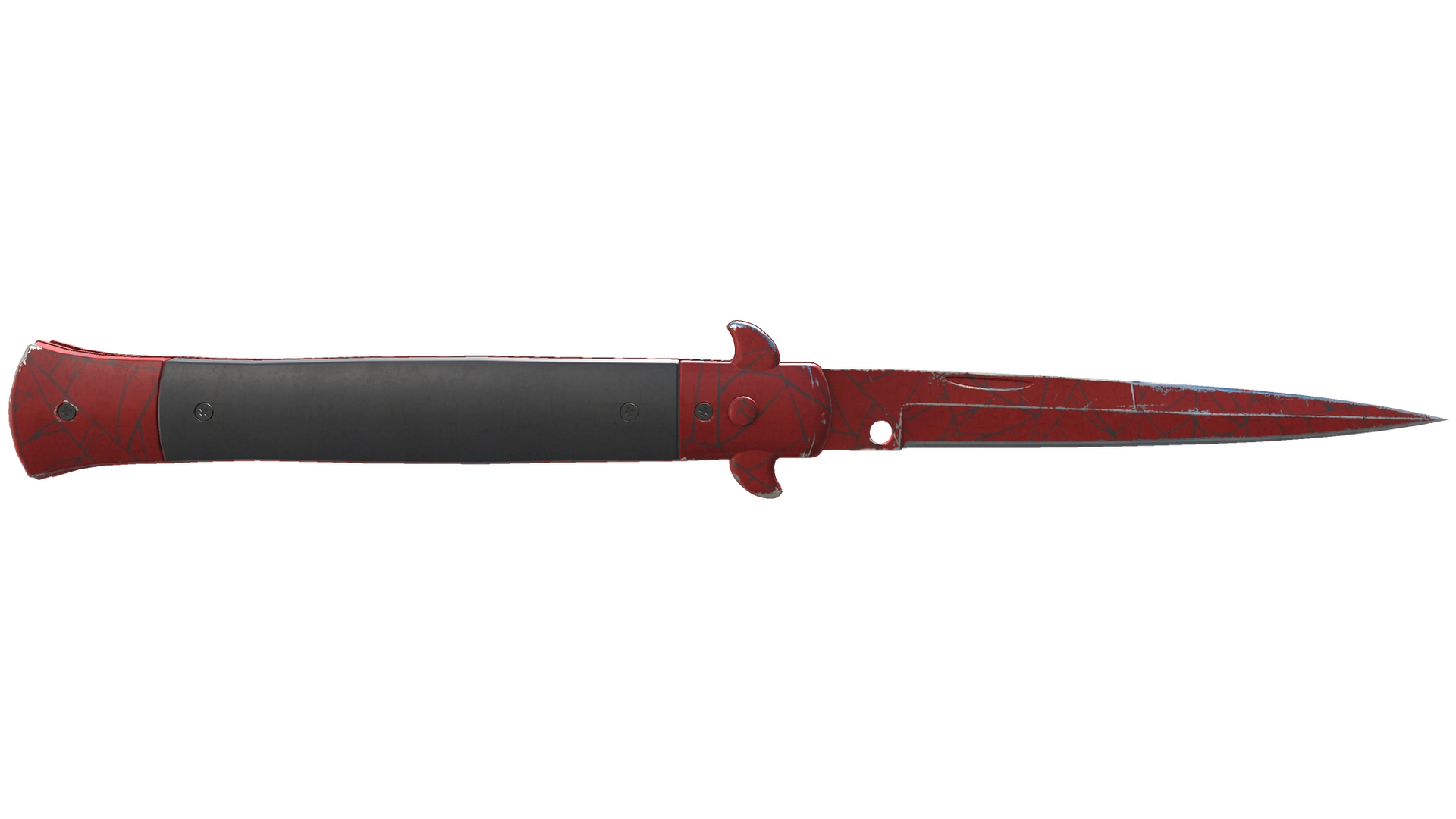 ★ Stiletto Knife | Crimson Web (Field-Tested)