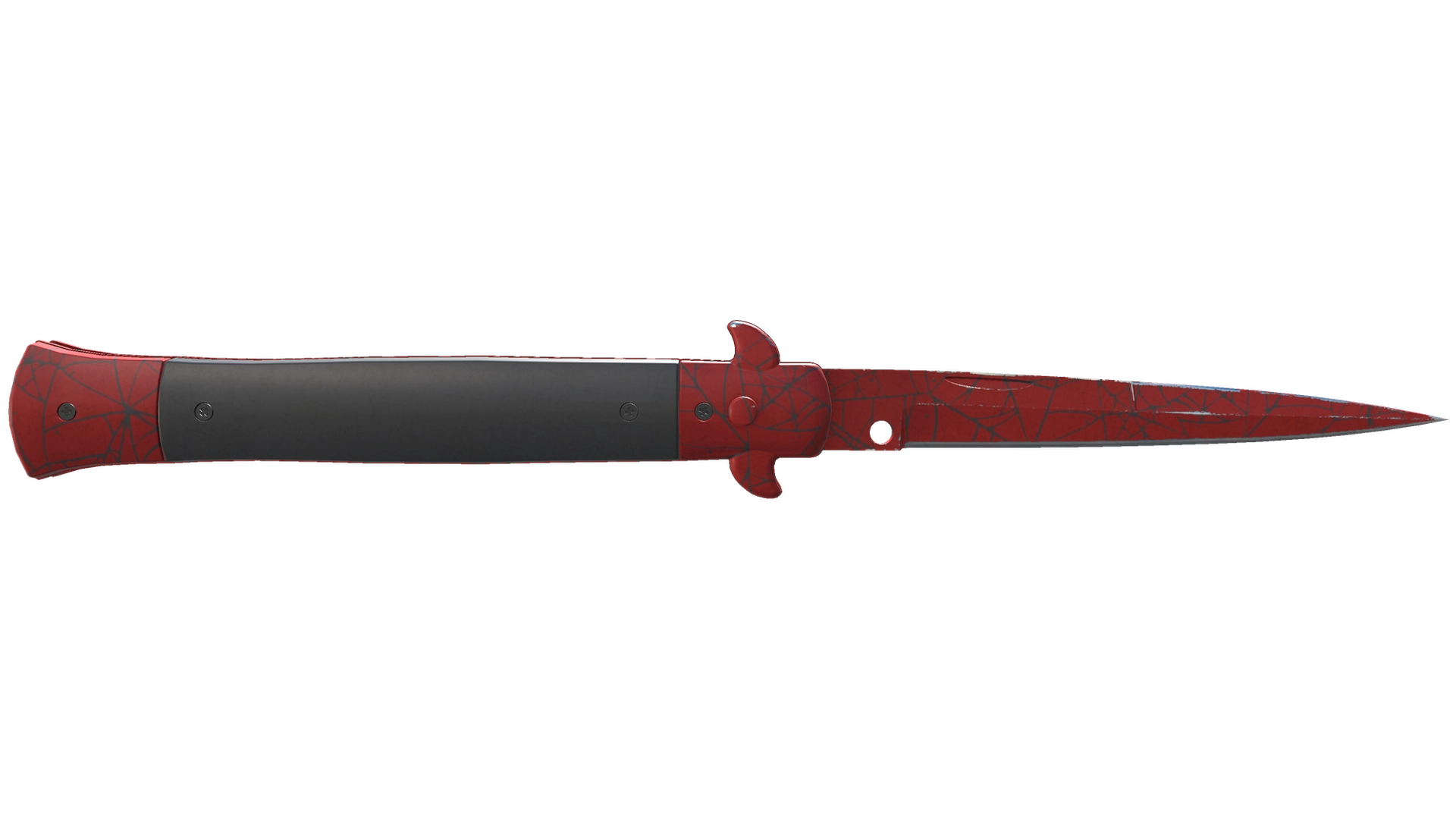 ★ Stiletto Knife | Crimson Web (Field-Tested)