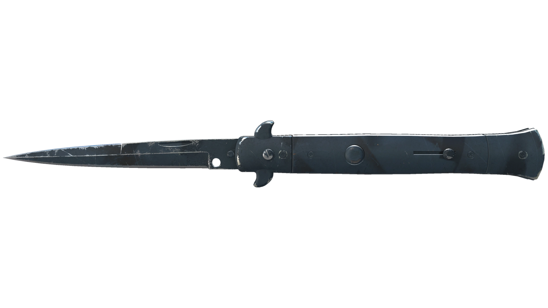 ★ Stiletto Knife | Night Stripe (Battle-Scarred)