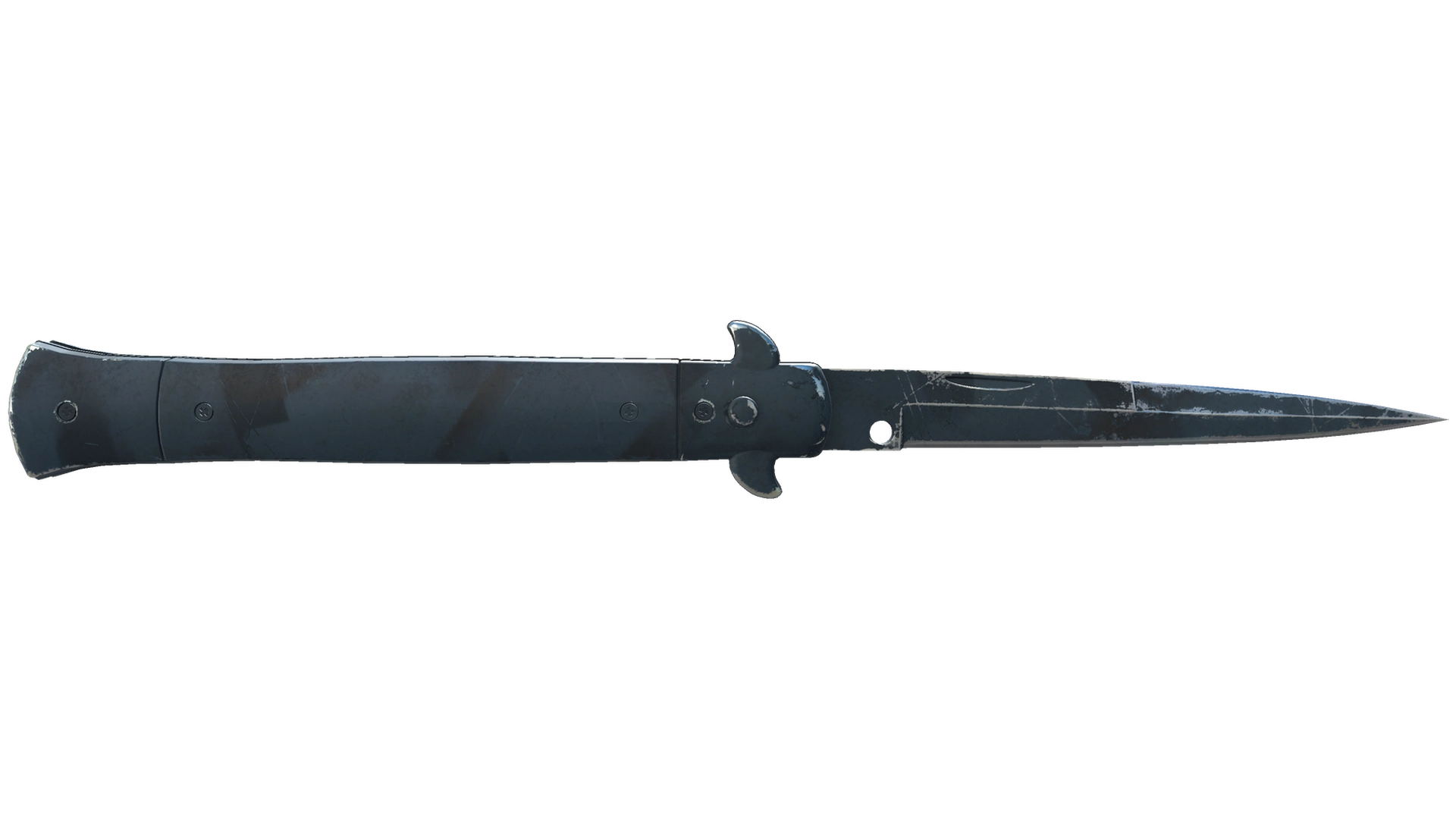 ★ Stiletto Knife | Night Stripe (Battle-Scarred)