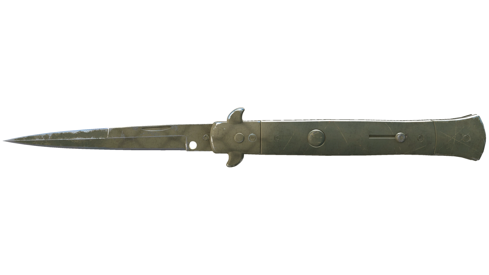 ★ Stiletto Knife | Safari Mesh (Battle-Scarred)