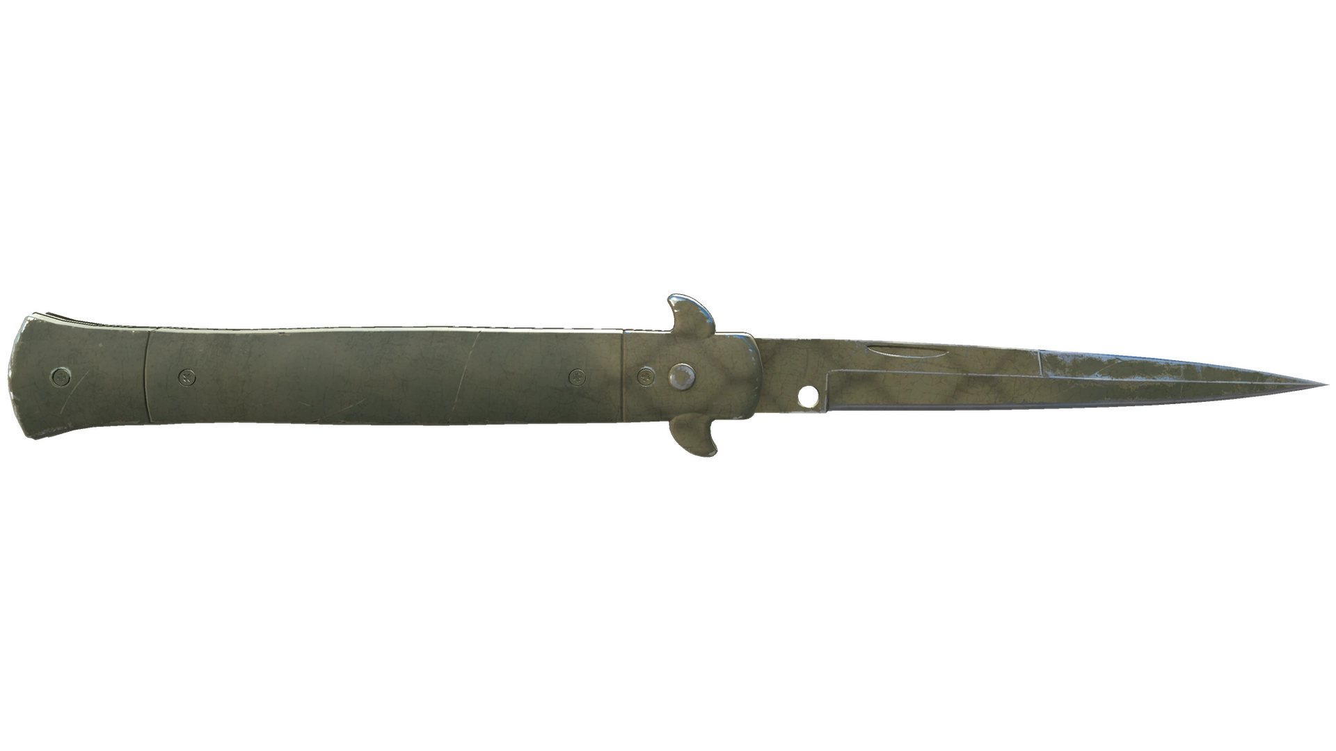 ★ Stiletto Knife | Safari Mesh (Battle-Scarred)