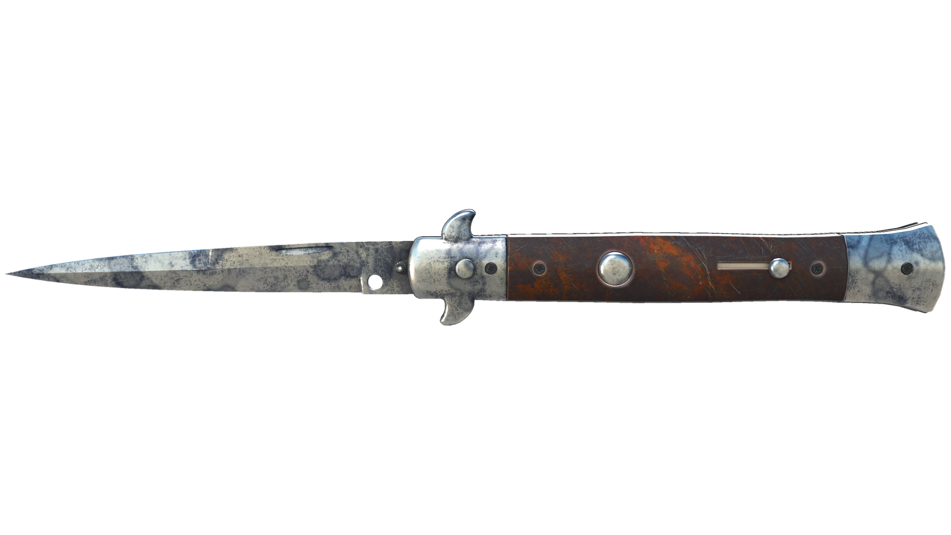 ★ Stiletto Knife | Stained (Well-Worn)