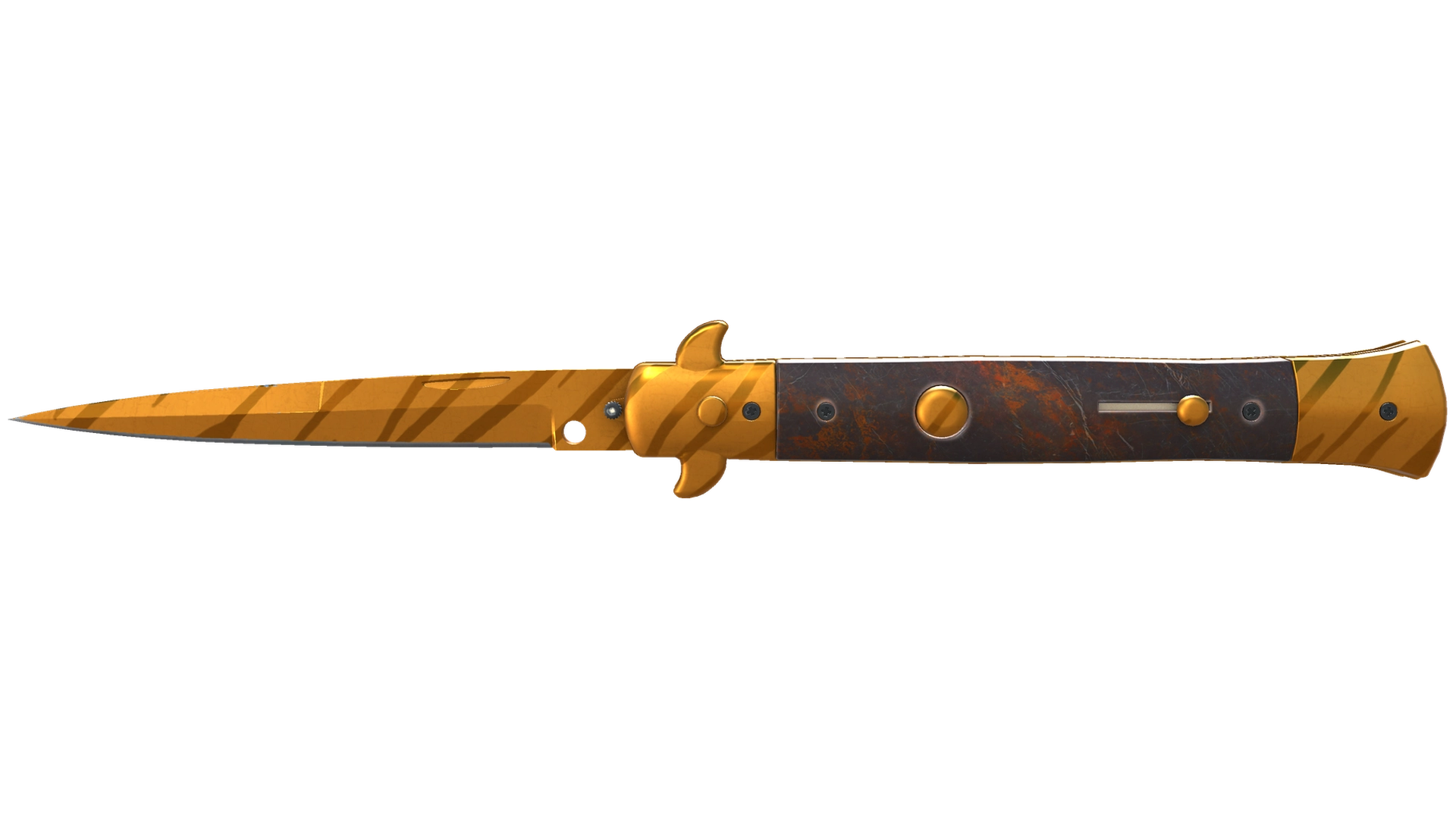 ★ Stiletto Knife | Tiger Tooth (Minimal Wear)