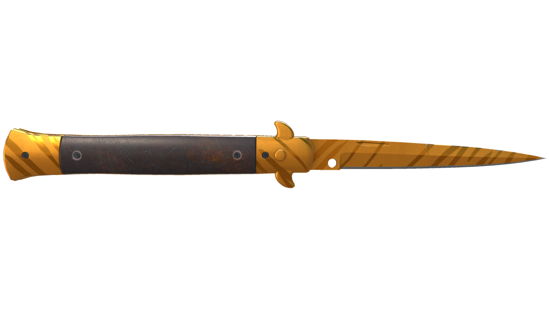 ★ Stiletto Knife | Tiger Tooth (Minimal Wear)