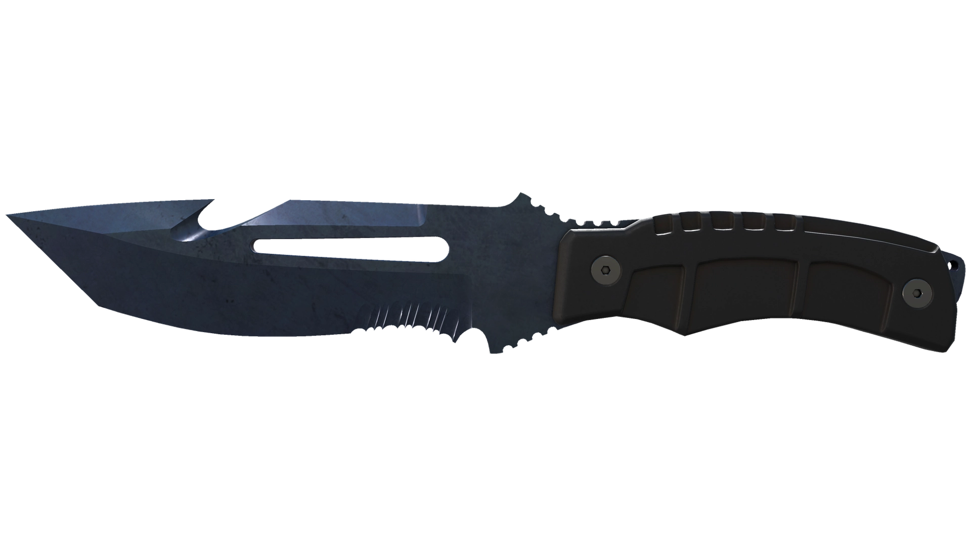 ★ Survival Knife | Blue Steel (Well-Worn)