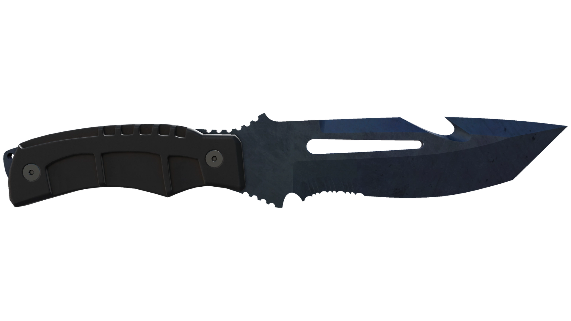 ★ Survival Knife | Blue Steel (Well-Worn)