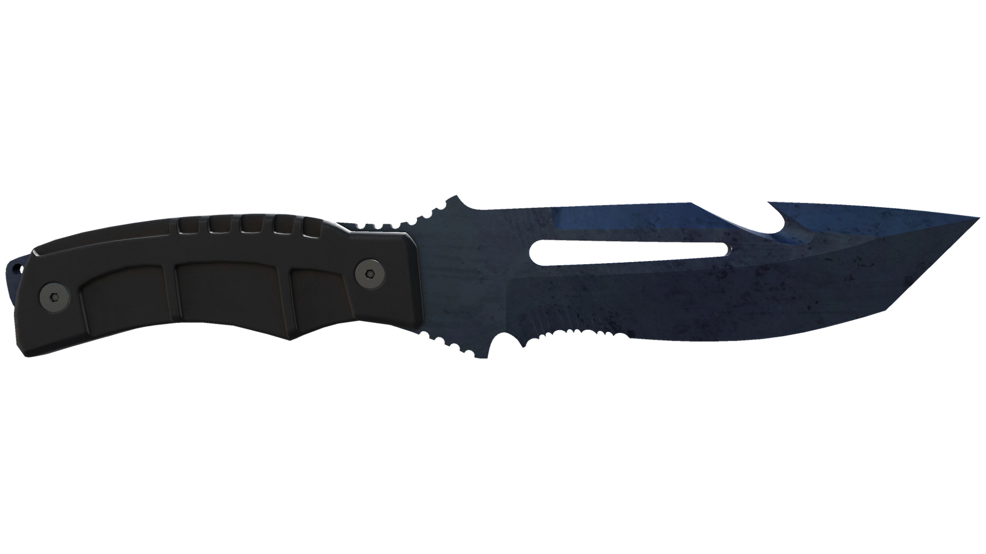 ★ Survival Knife | Blue Steel (Well-Worn)