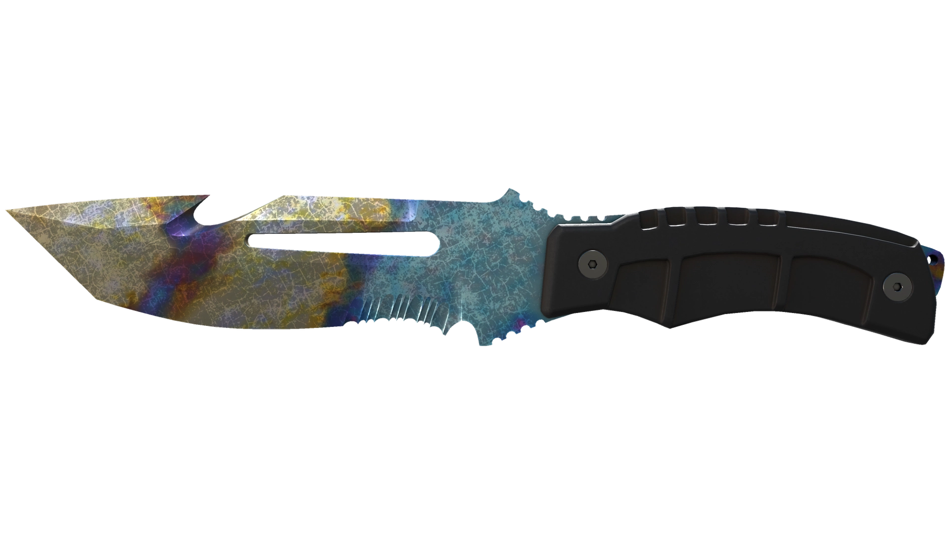 ★ Survival Knife | Case Hardened (Well-Worn)
