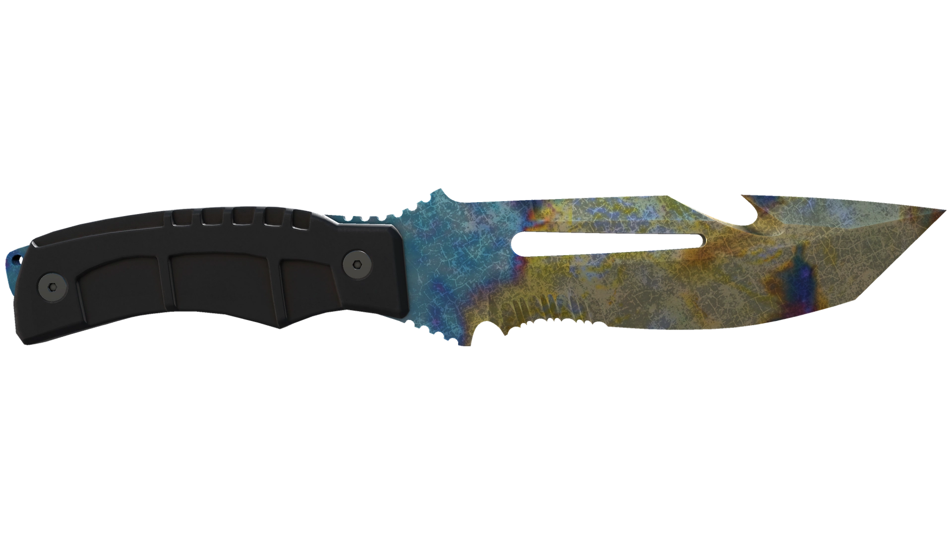 ★ Survival Knife | Case Hardened (Well-Worn)