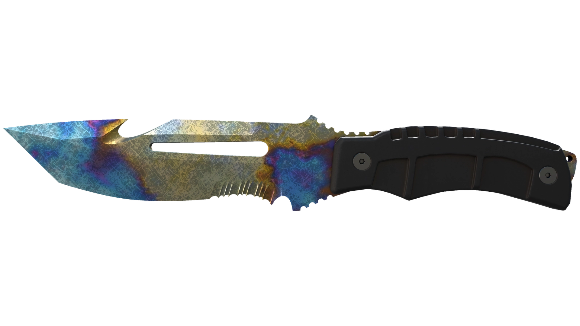 ★ Survival Knife | Case Hardened (Well-Worn)