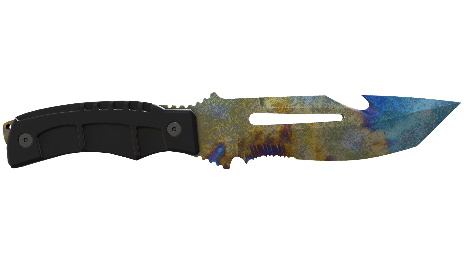 ★ Survival Knife | Case Hardened (Well-Worn)