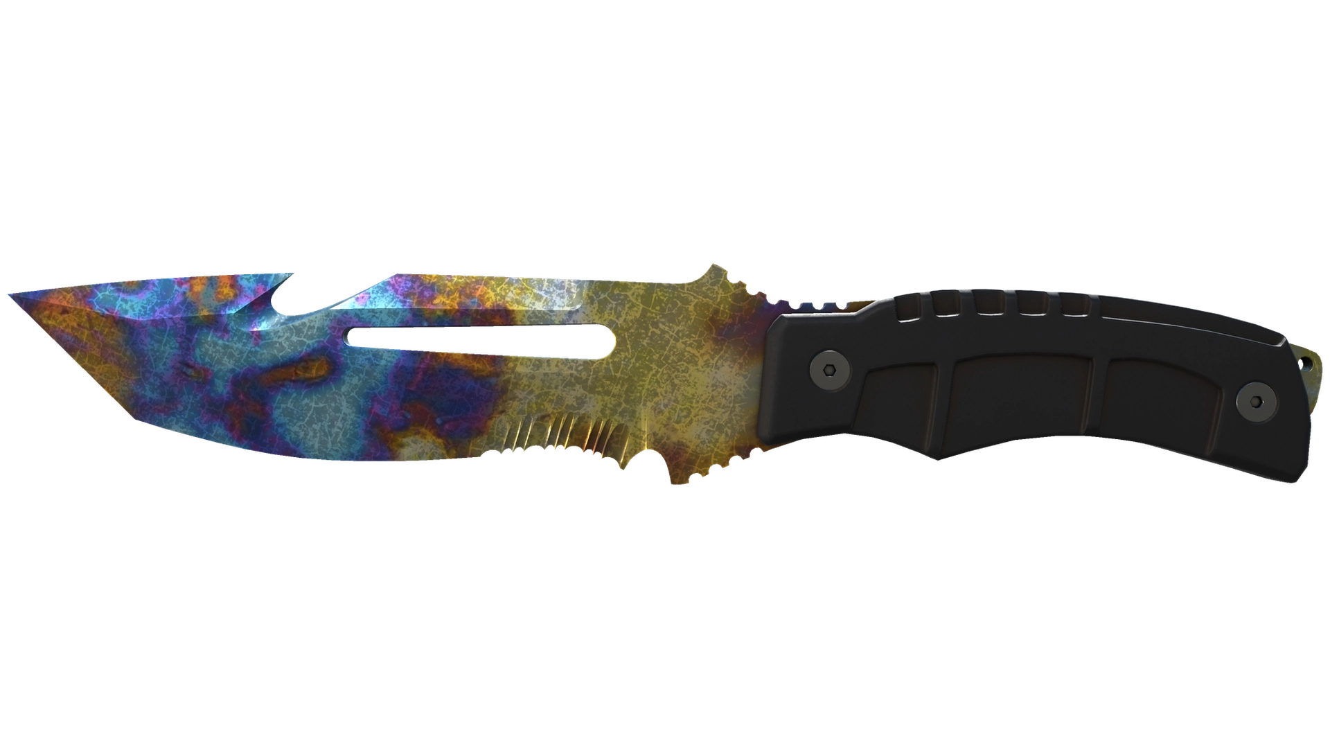 ★ Survival Knife | Case Hardened (Well-Worn)