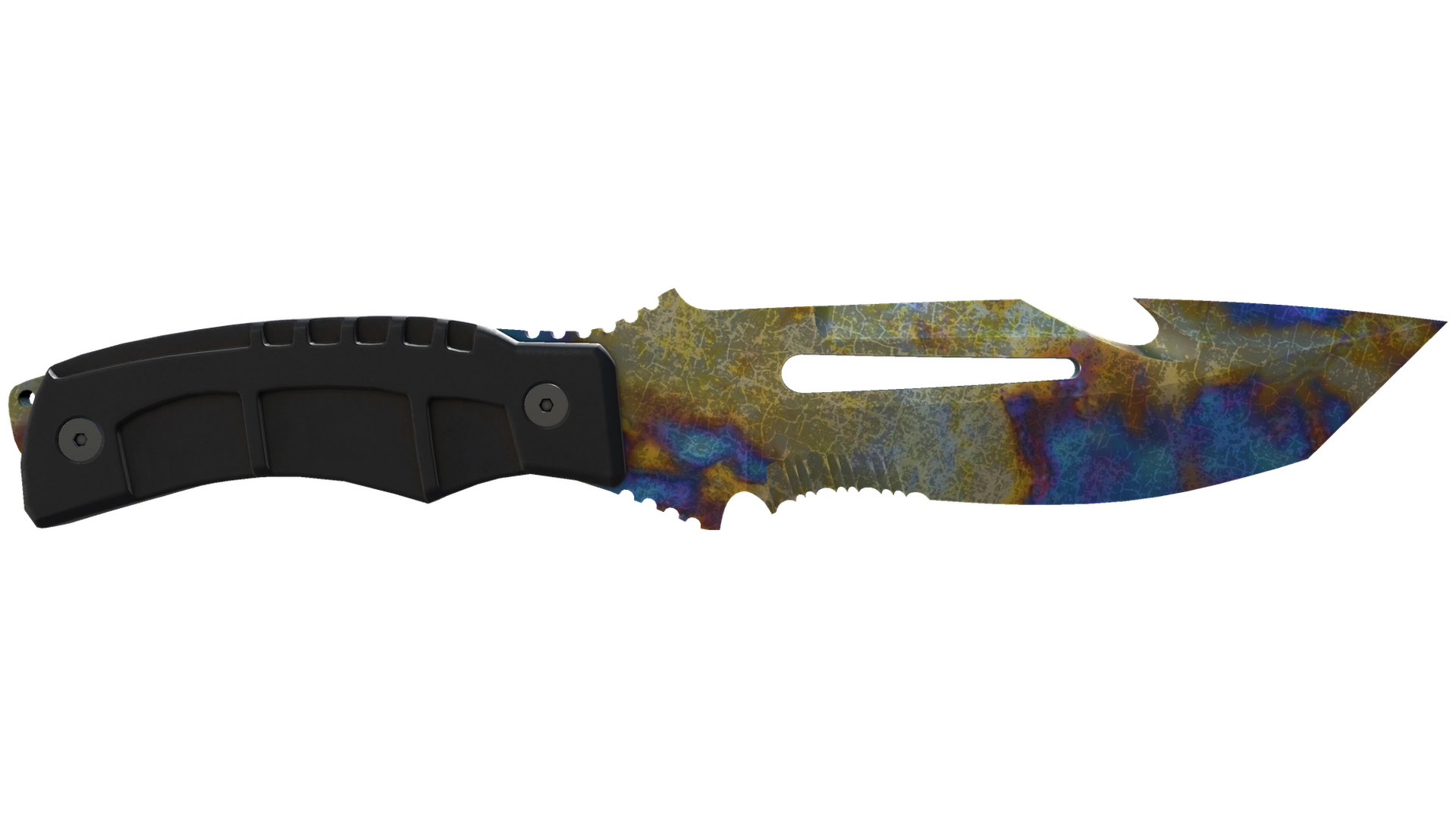 ★ Survival Knife | Case Hardened (Well-Worn)