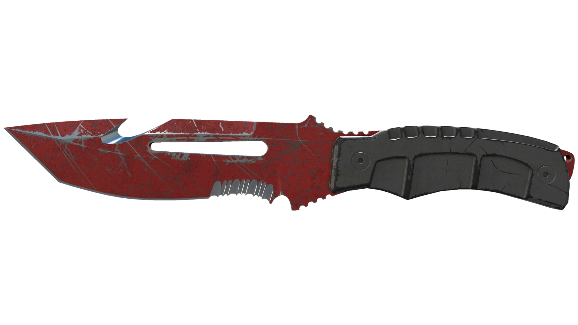★ Survival Knife | Crimson Web (Battle-Scarred)