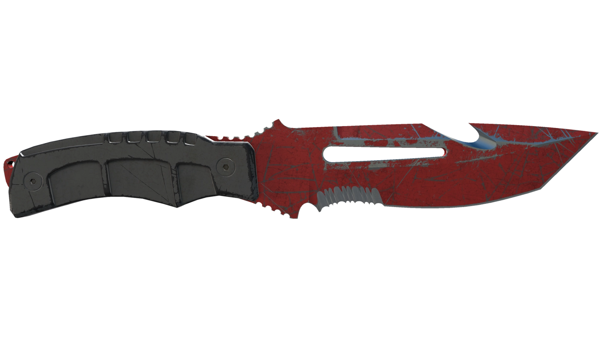 ★ Survival Knife | Crimson Web (Battle-Scarred)