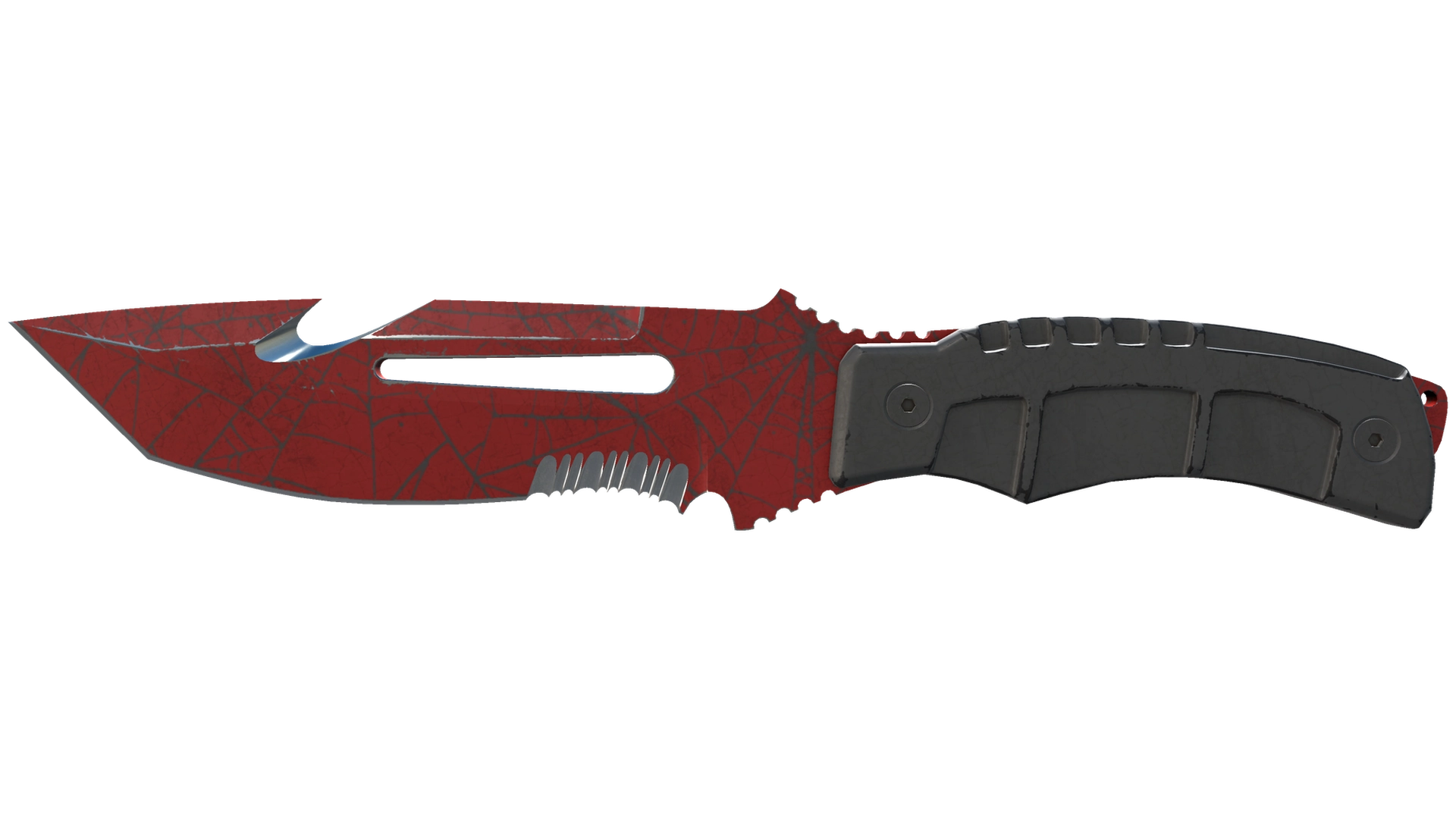 ★ Survival Knife | Crimson Web (Battle-Scarred)