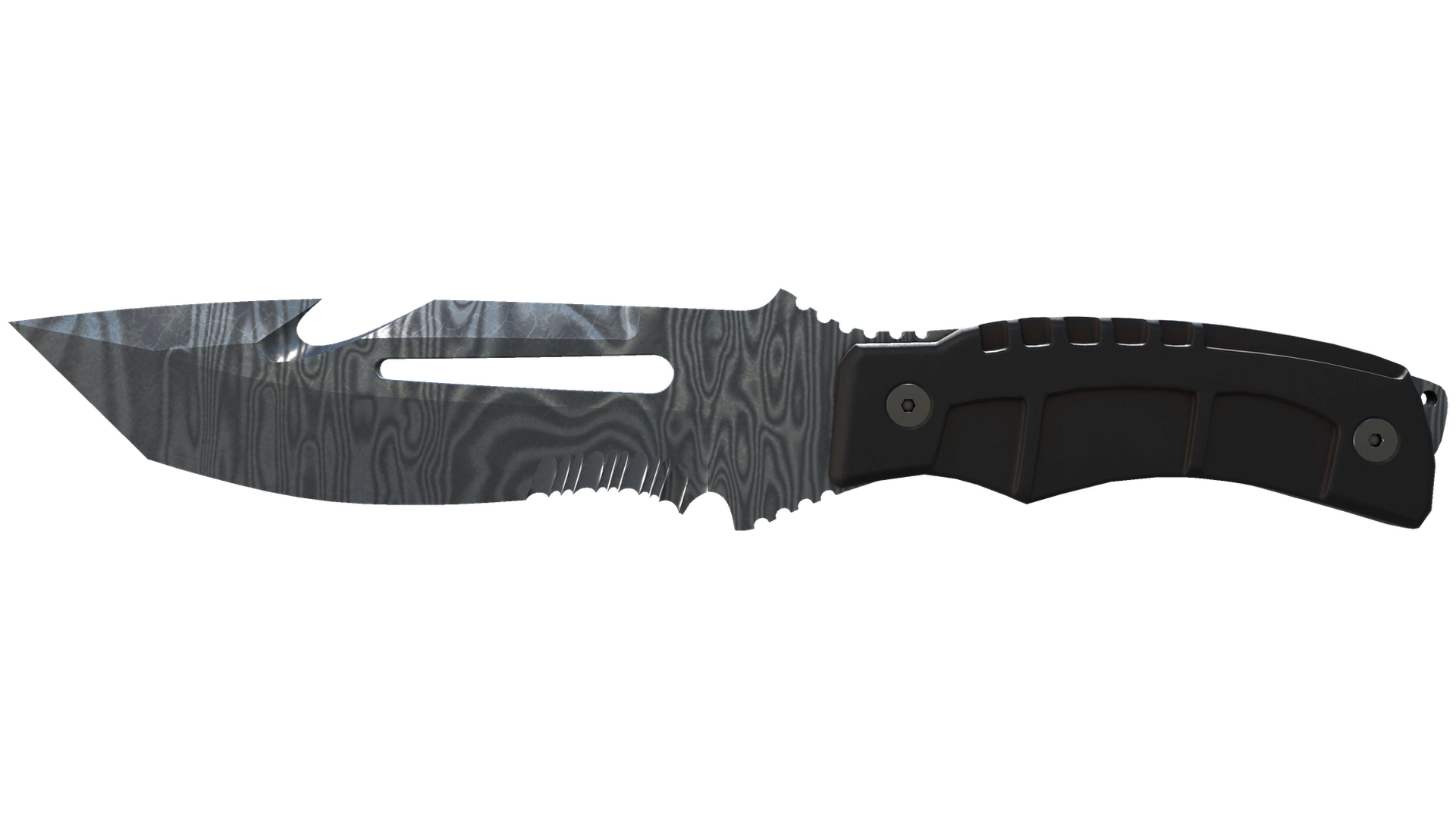 ★ Survival Knife | Damascus Steel (Well-Worn)