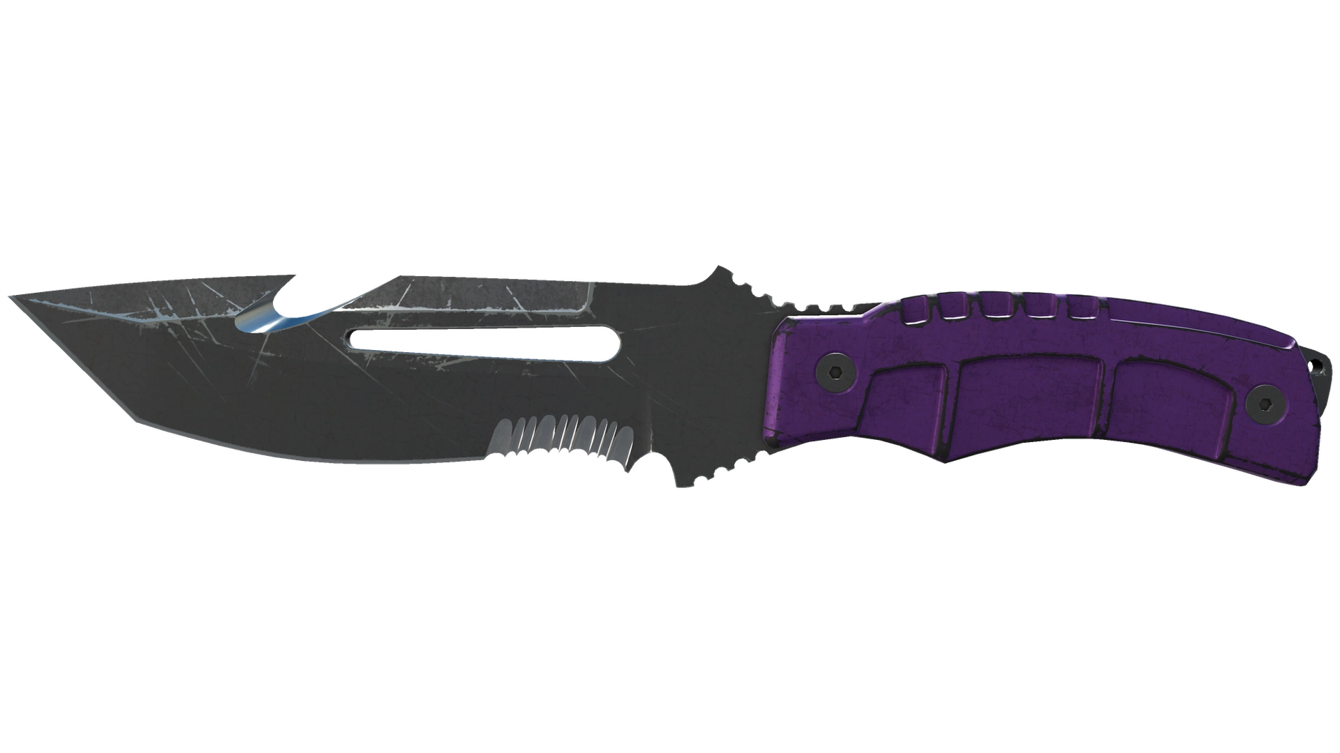 ★ Survival Knife | Ultraviolet (Battle-Scarred)