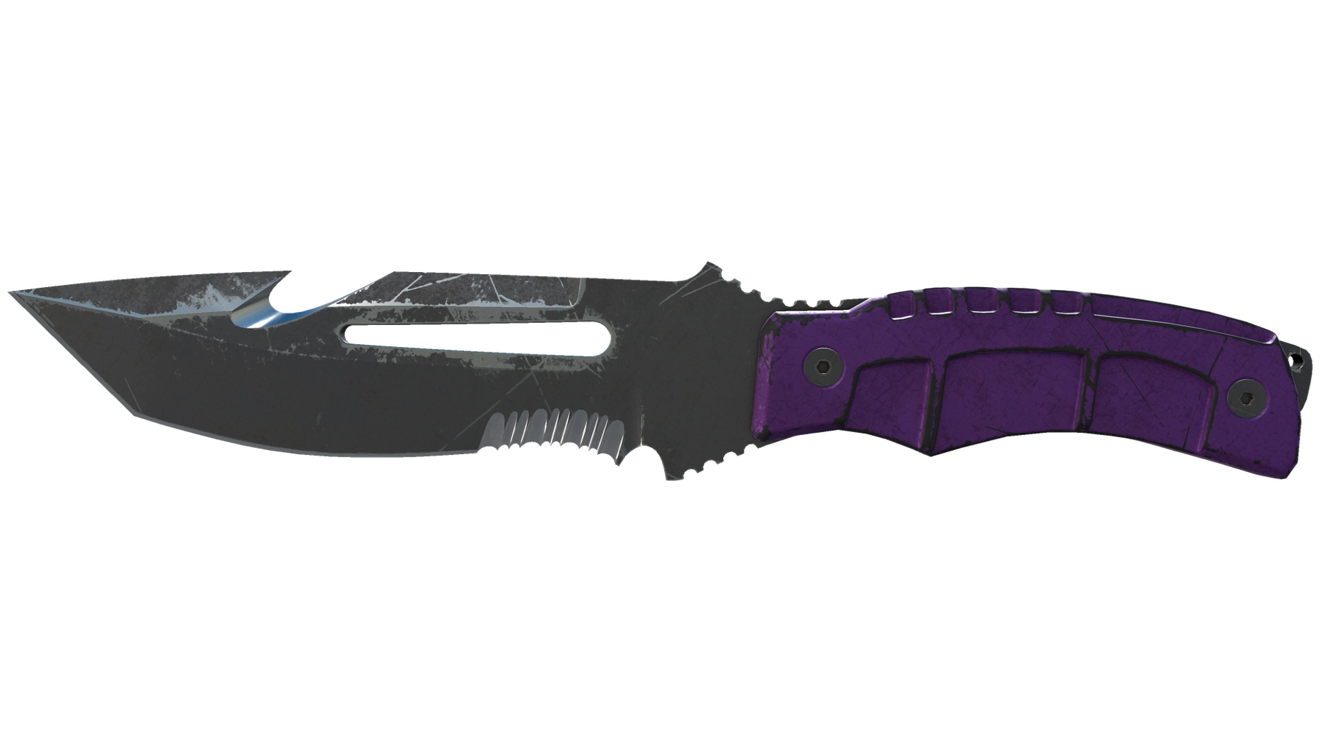 ★ Survival Knife | Ultraviolet (Battle-Scarred)