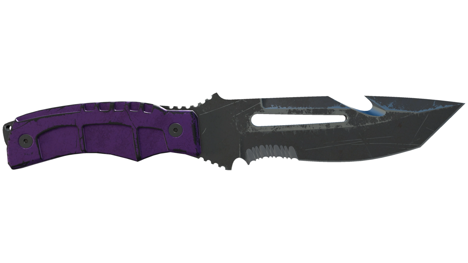 ★ Survival Knife | Ultraviolet (Battle-Scarred)