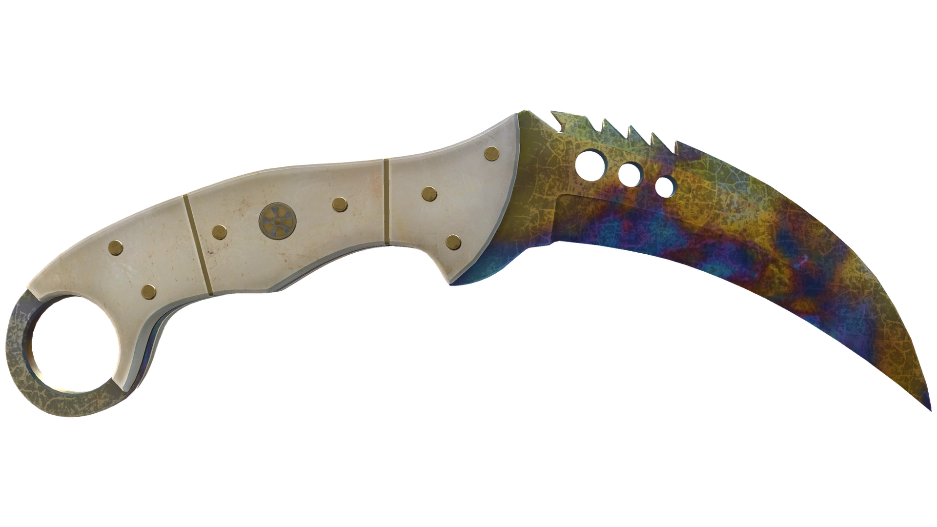 ★ Talon Knife | Case Hardened (Well-Worn)