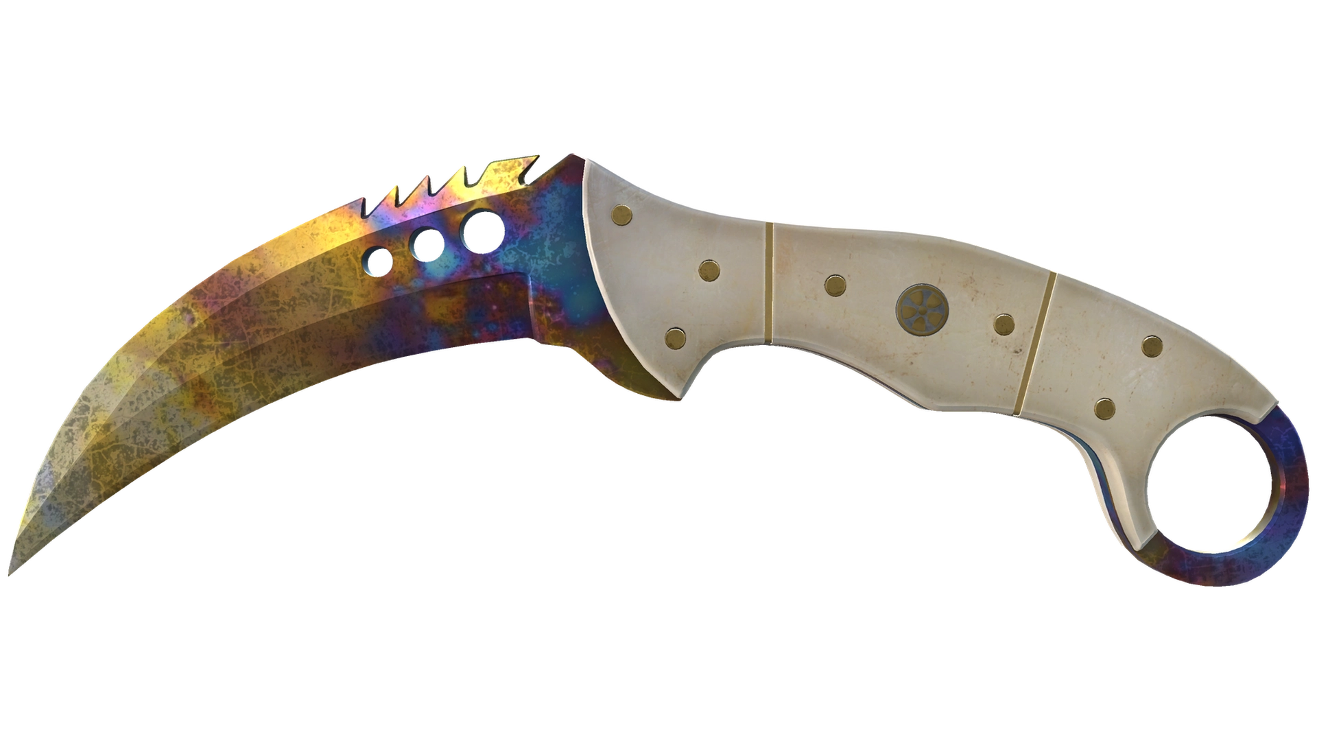 ★ Talon Knife | Case Hardened (Well-Worn)