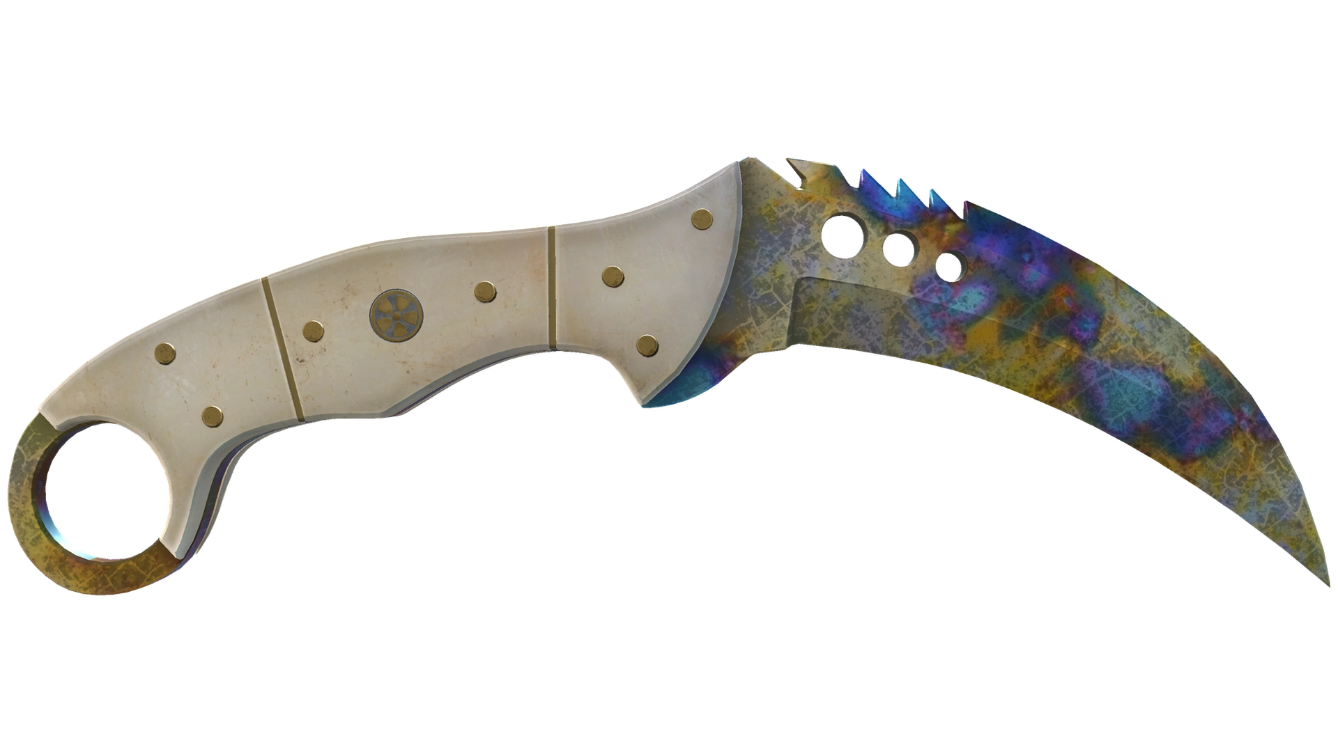 ★ Talon Knife | Case Hardened (Well-Worn)