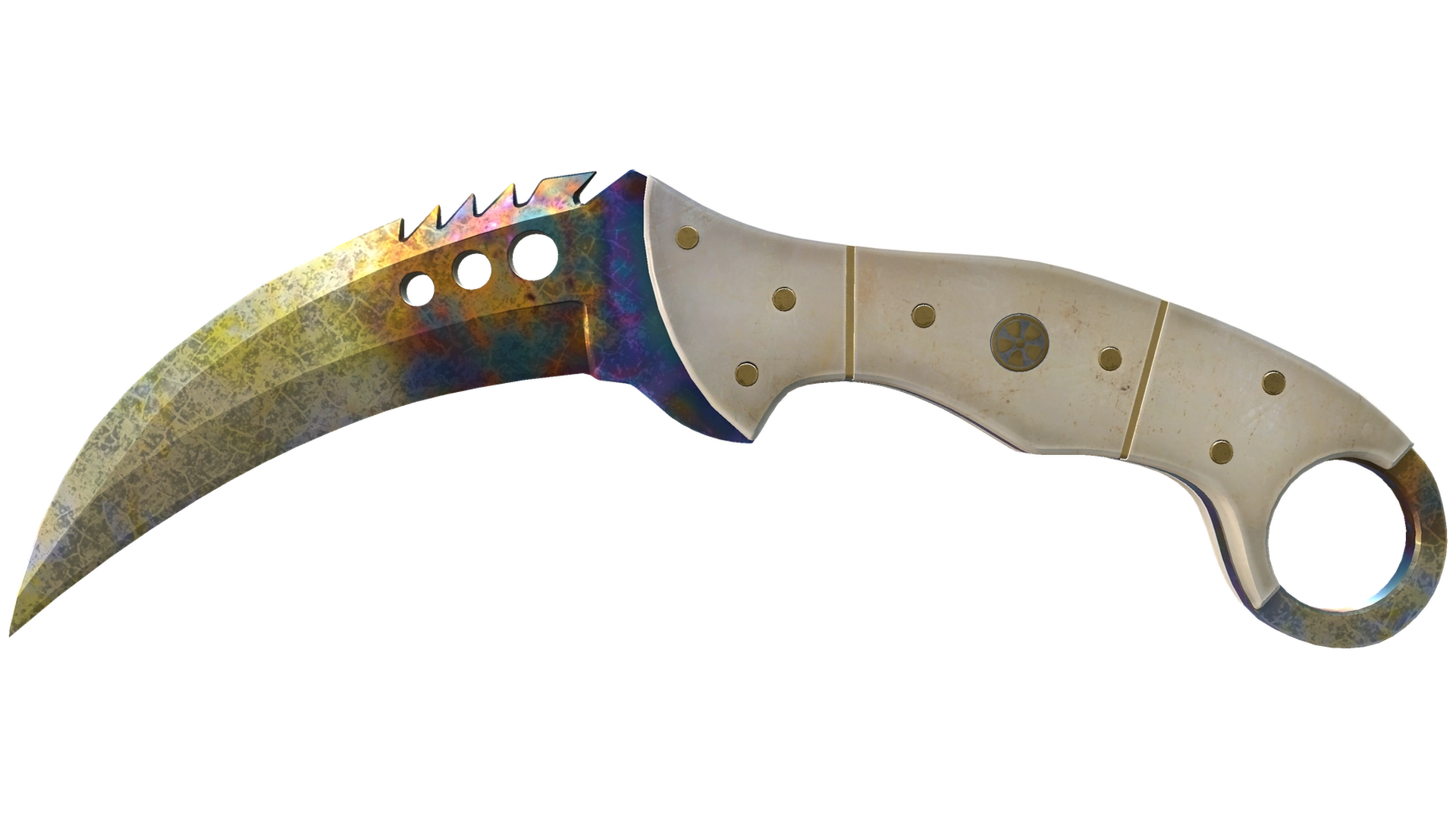 ★ Talon Knife | Case Hardened (Well-Worn)