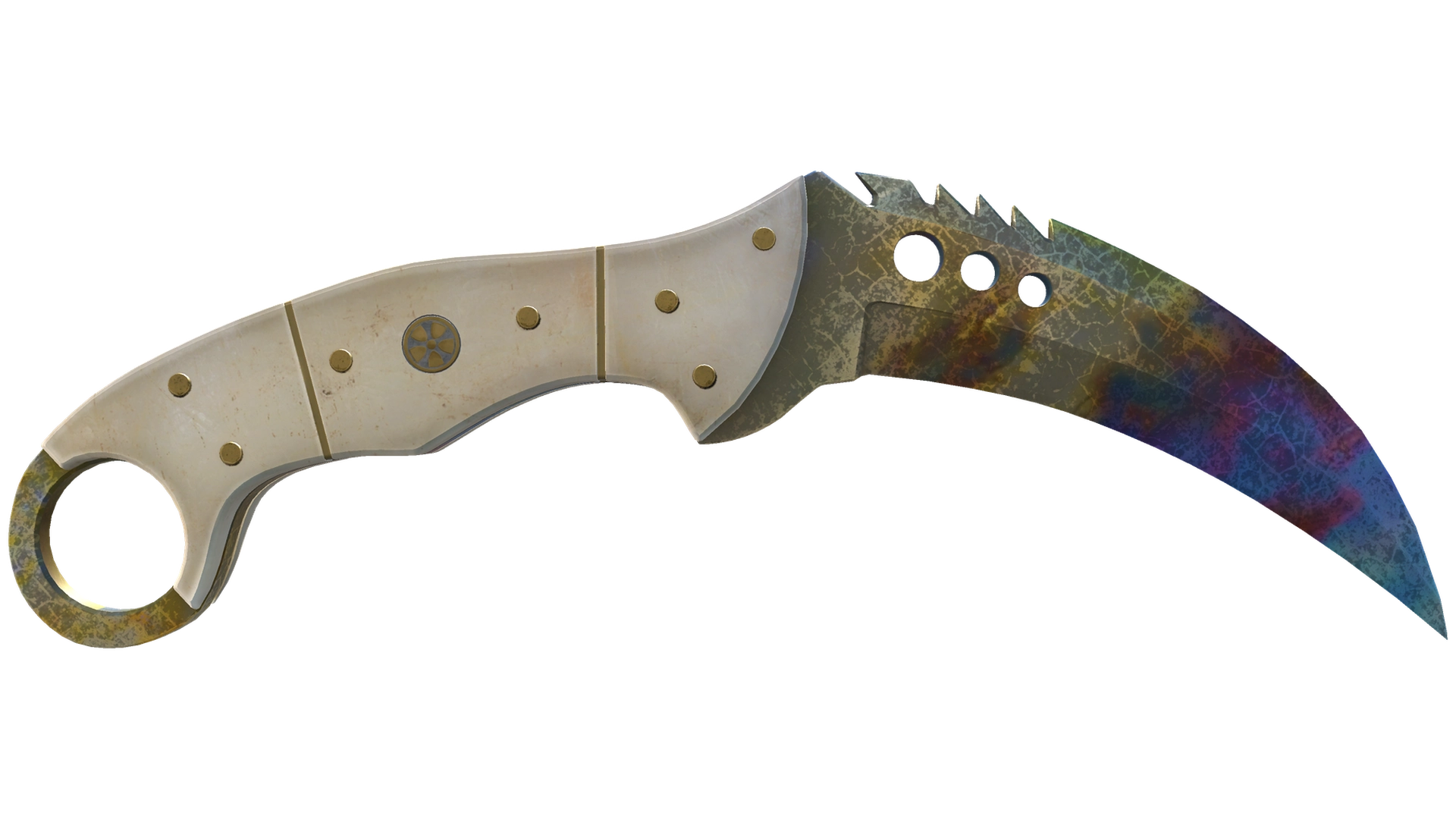 ★ Talon Knife | Case Hardened (Well-Worn)