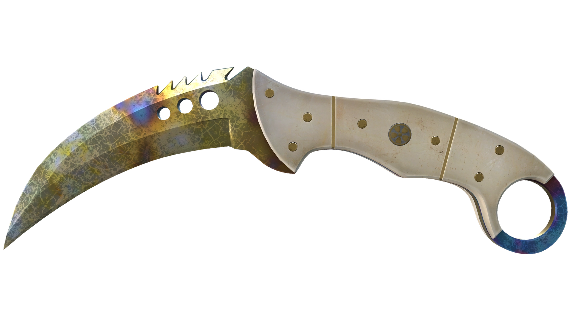 ★ Talon Knife | Case Hardened (Well-Worn)