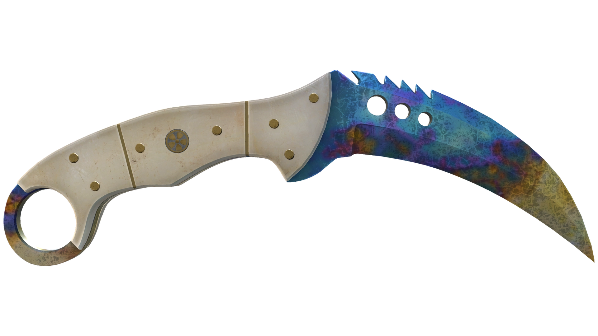 ★ Talon Knife | Case Hardened (Well-Worn)