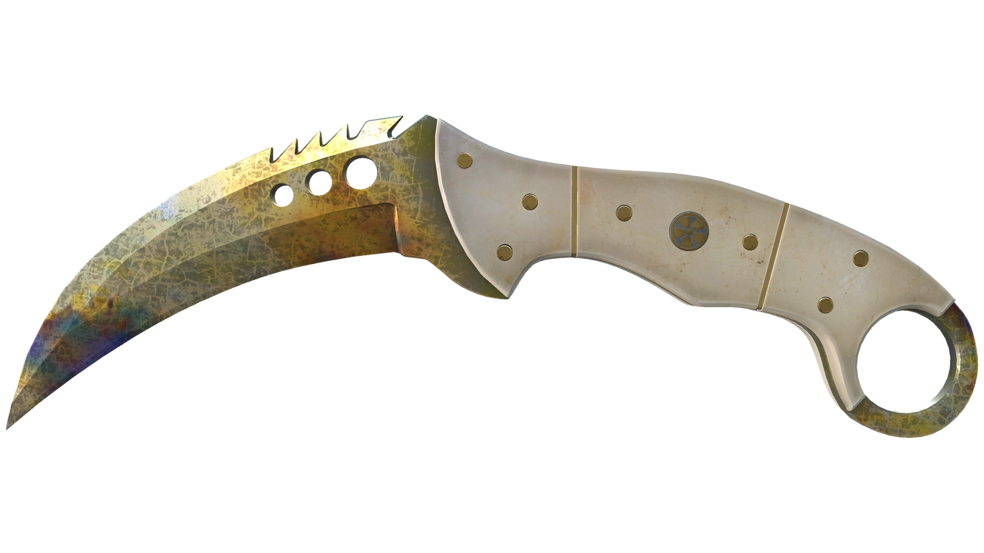 ★ Talon Knife | Case Hardened (Well-Worn)