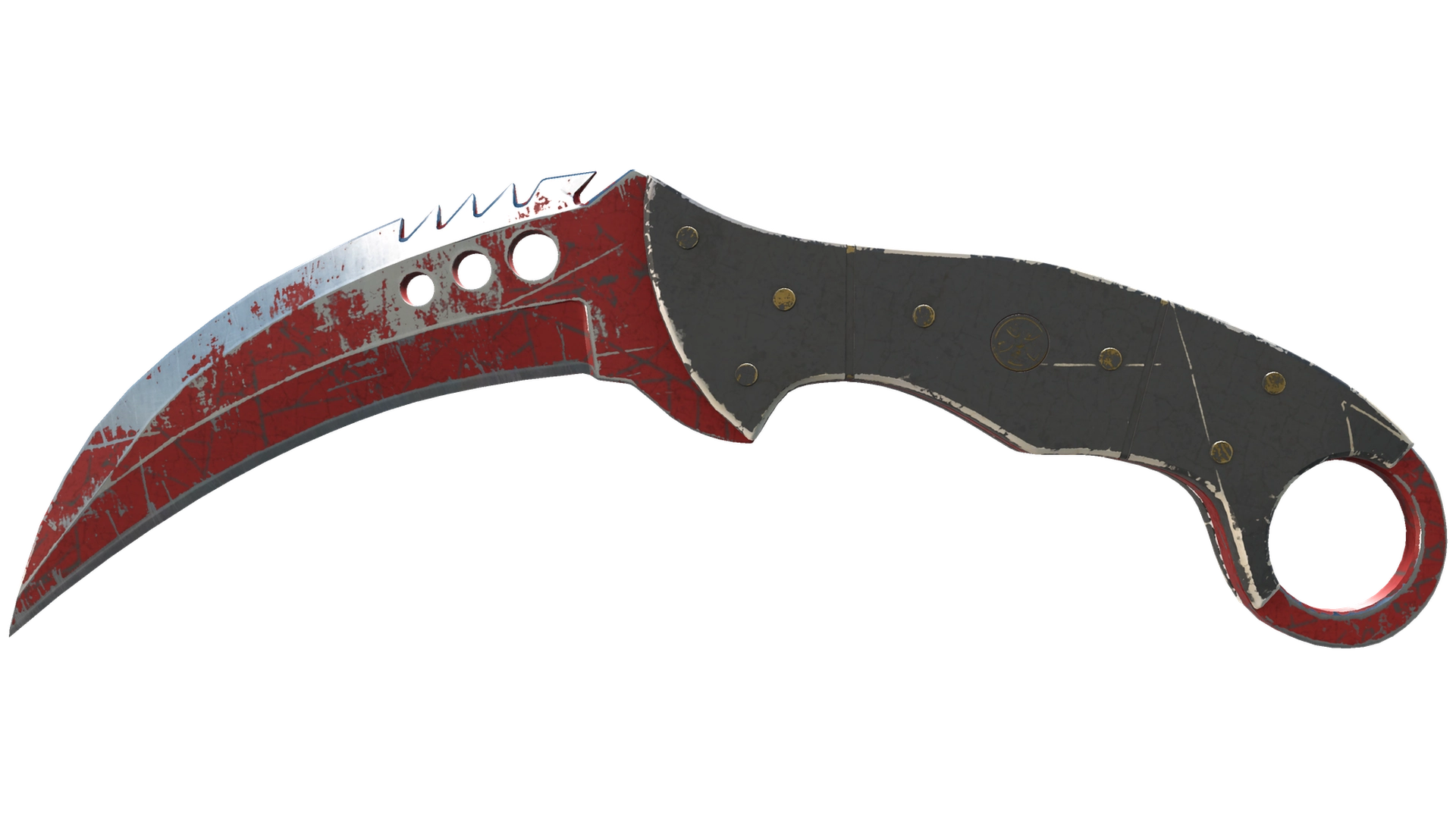 ★ Talon Knife | Crimson Web (Battle-Scarred)