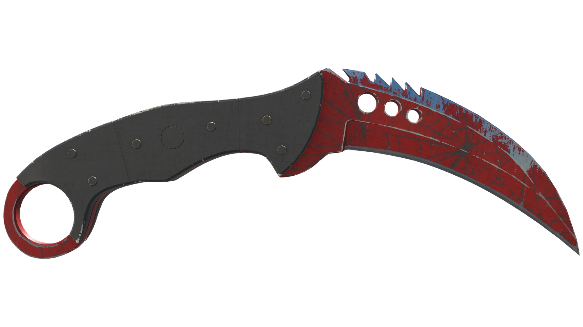 ★ Talon Knife | Crimson Web (Well-Worn)