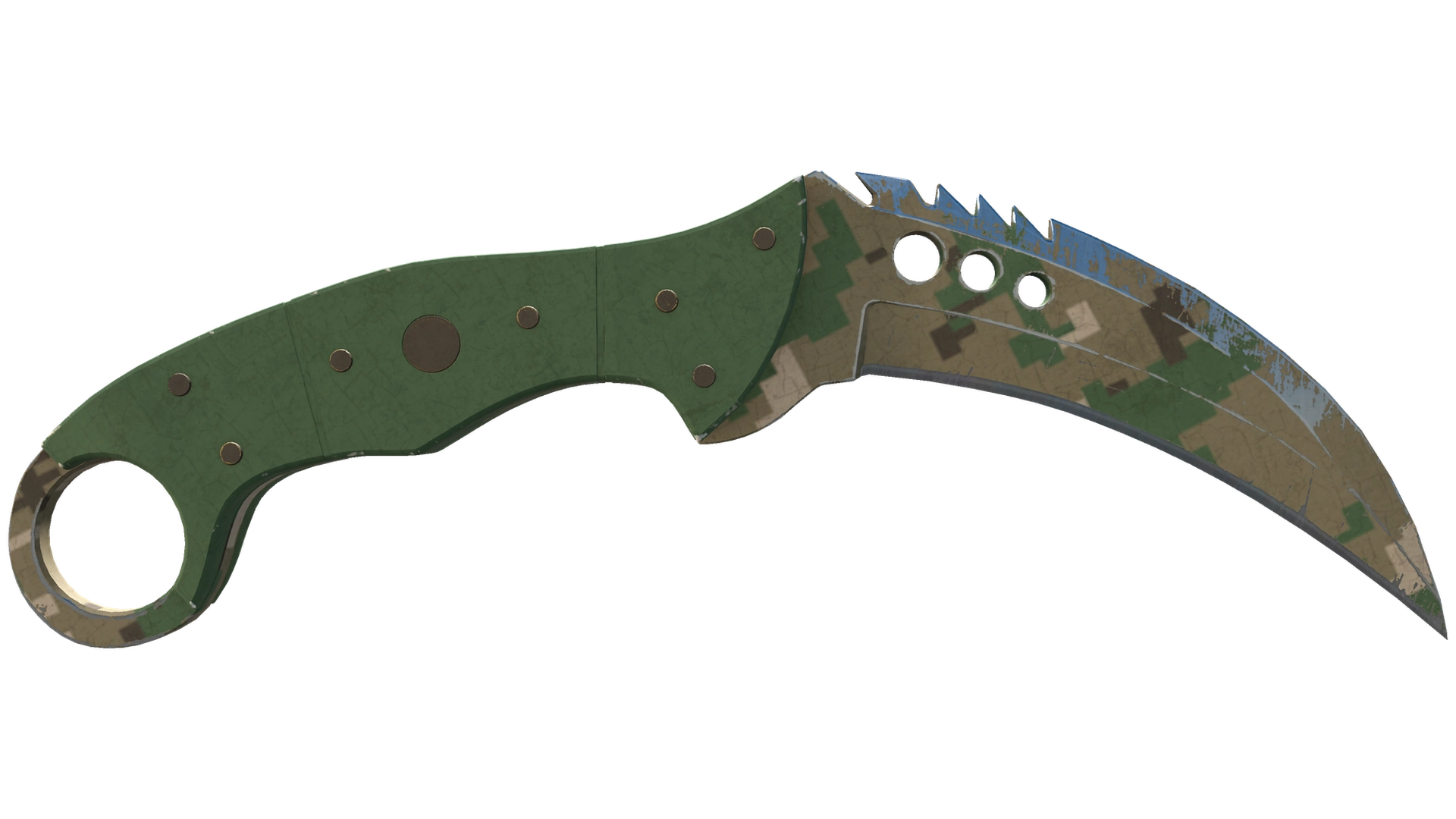 ★ Talon Knife | Forest DDPAT (Well-Worn)