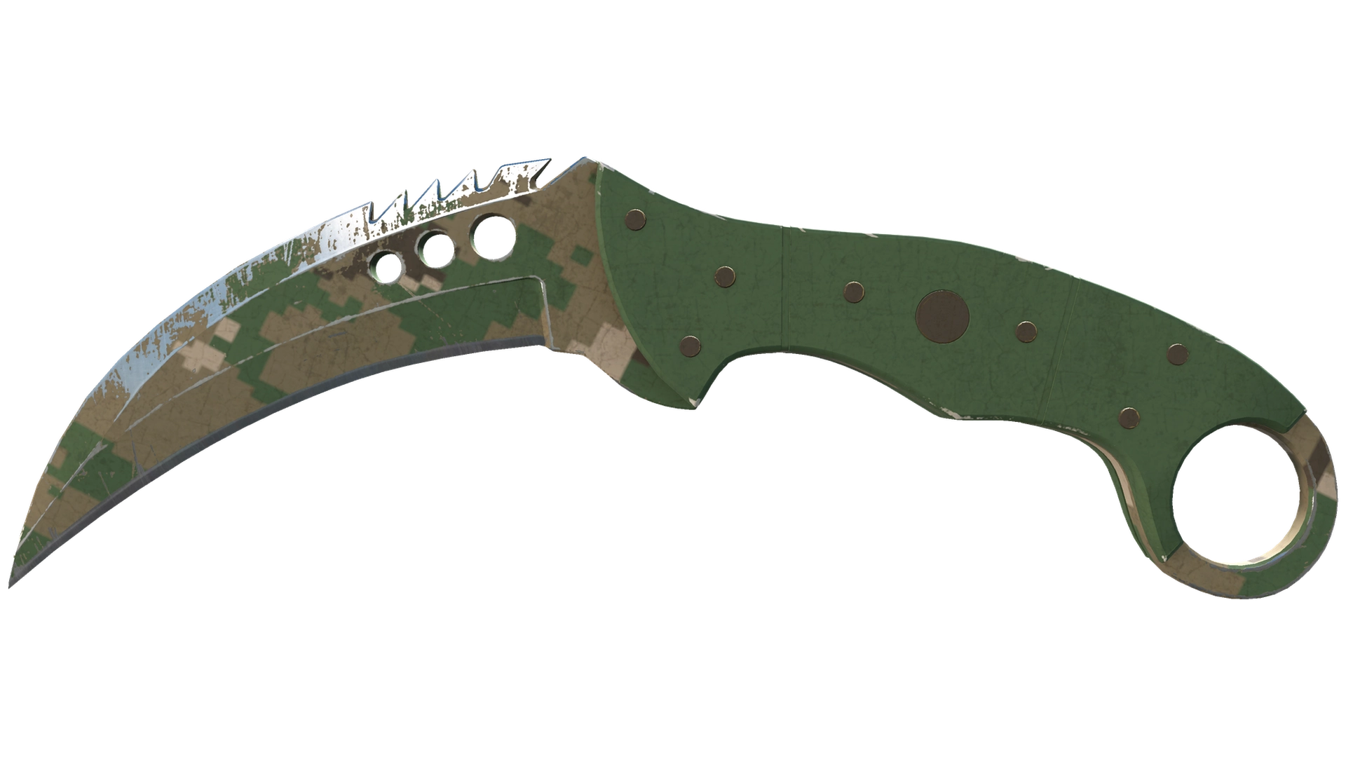 ★ Talon Knife | Forest DDPAT (Well-Worn)