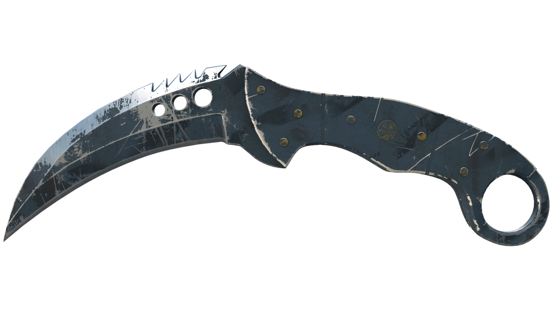 ★ Talon Knife | Night Stripe (Battle-Scarred)